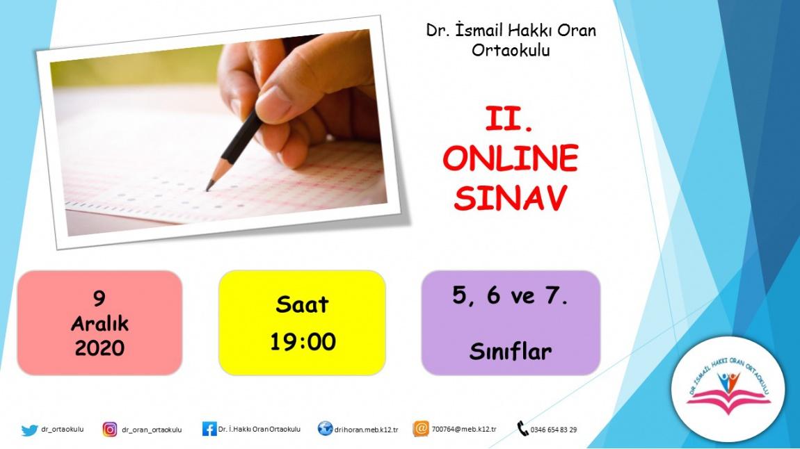 6 Siniflar Ii Online Sinav Sonuclari Aciklandi Dr Ismail Hakki Oran Ortaokulu